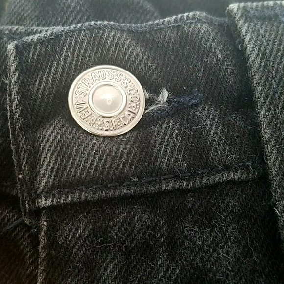 Vintage Levis 550 orange label cutoff denim shorts 1996 - Picture 6 of 8